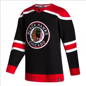 Chicago Blackhawks Blank 2020-21 Reverse Retro Authentic Shirt - Mannen